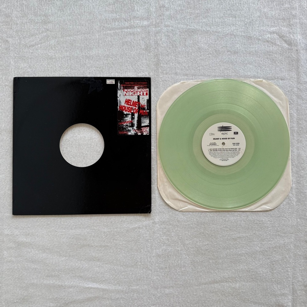 Helmet House Of Pain Just Another Victim Vinyl 12" Clear Promo 1993